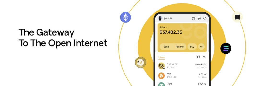 Coin98 announcment about new project and airdrop 