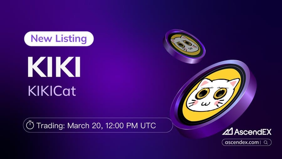 KIKI cat (KIKI) lists on AscendEX 