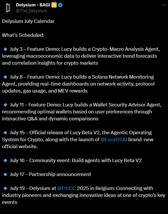 Delysium partnership announcement