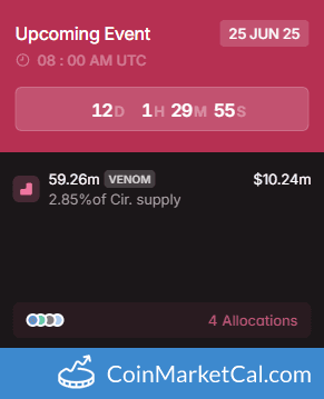 Venom (VENOM) 59.26MM Token Unlock