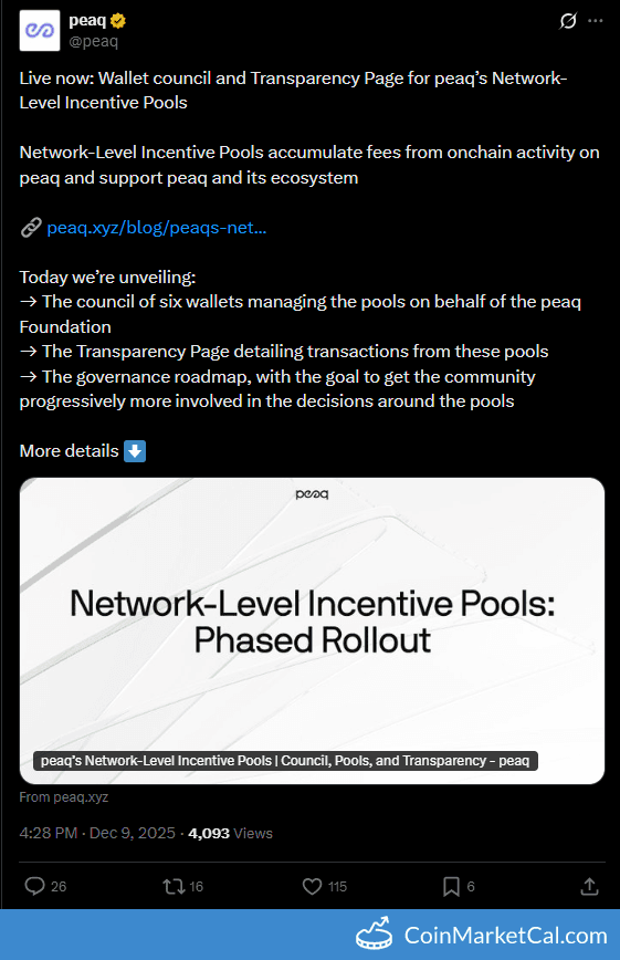 peaq Wallet Council & Transparency