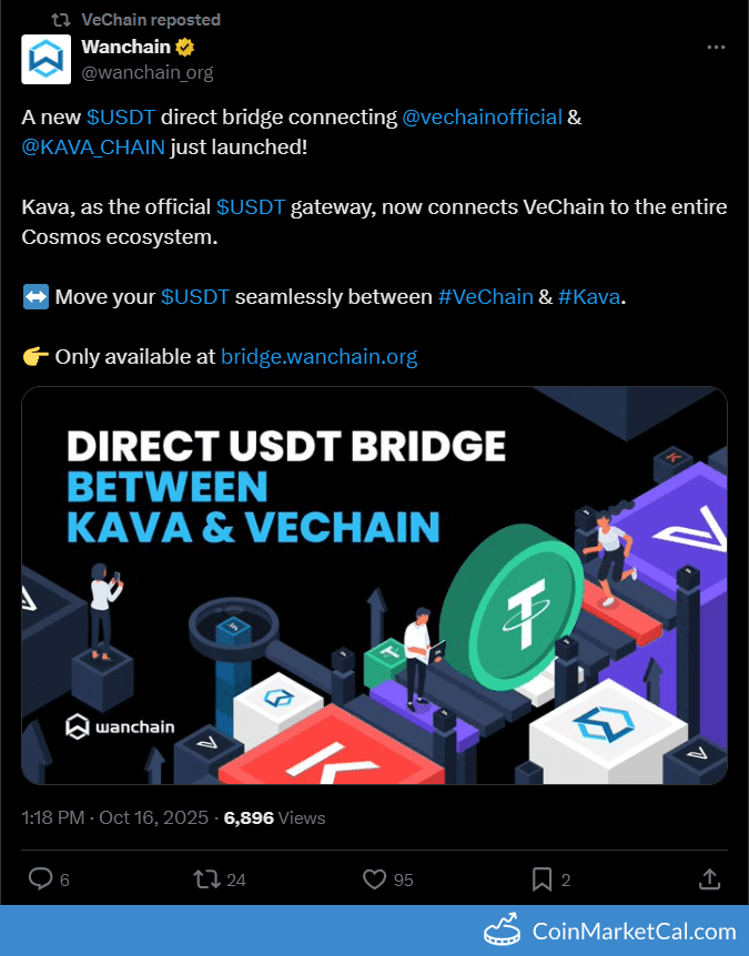 VeChain USDT Bridge Launch