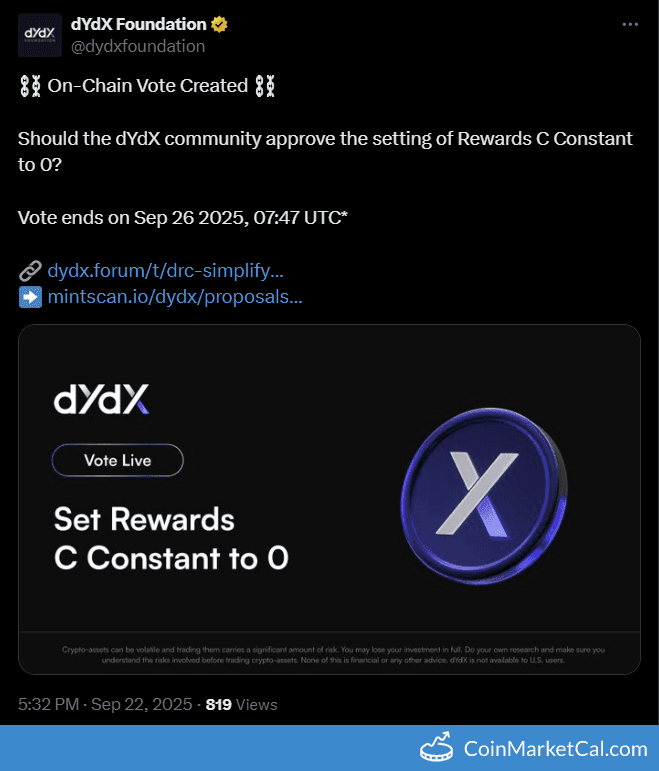 dYdX Prop #284 Vote