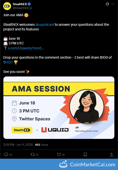Uquid x StealthEX AMA Session