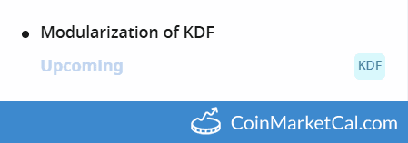 Komodo Modularization of KDF Release