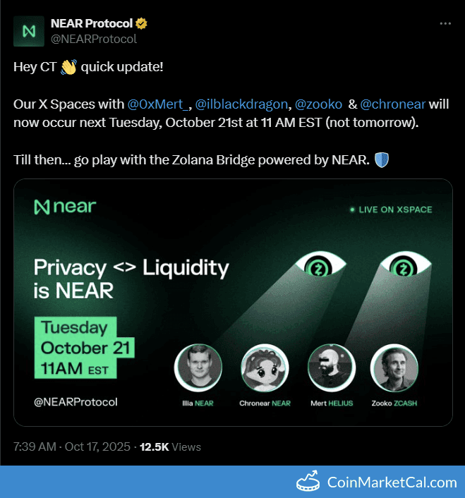 NEAR Protocol Zcash Bridge to SOL Talk