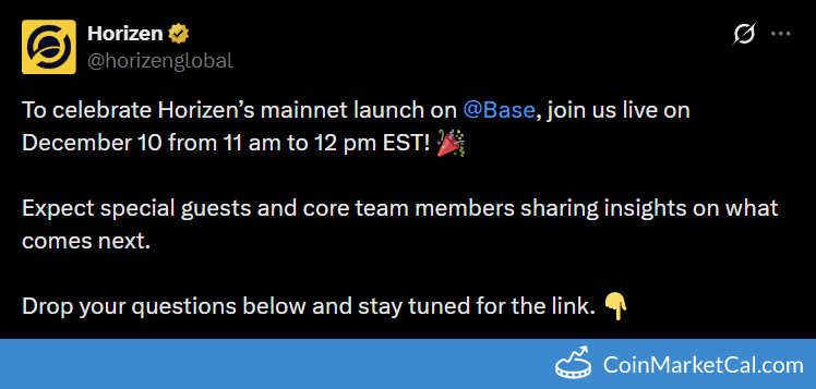 Horizen (ZEN) Mainnet Live Stream