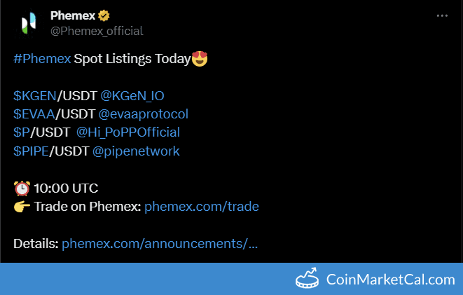 Phemex Listing of EVAA Protocol