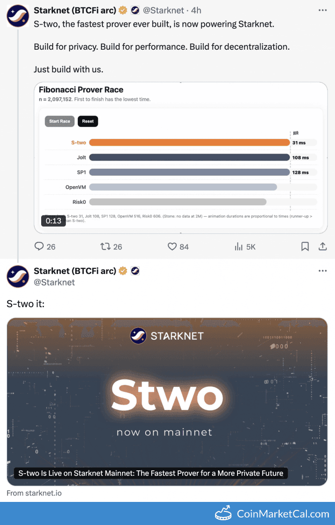 Starknet S-Two Launch