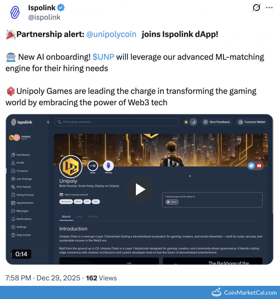 Ispolink x Unipoly Partnership Announcement