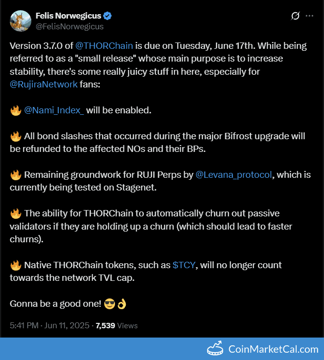 THORChain V3.7.0 Release