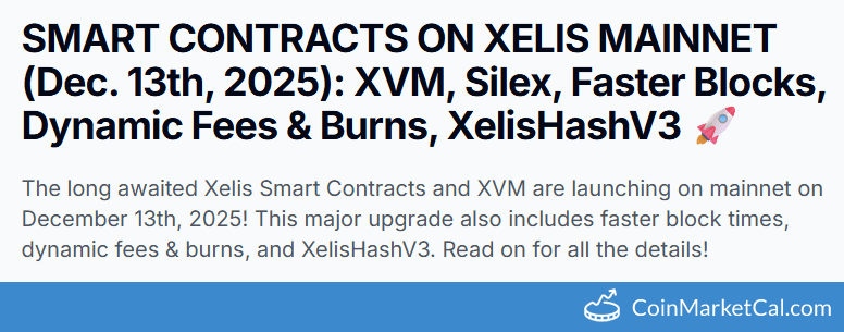 Xelis Mainnet Smart Contracts Launch