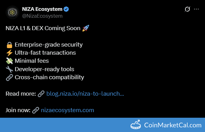 Niza Global L1 & DEX Release