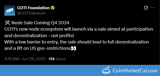 COTI Node Sale 2025