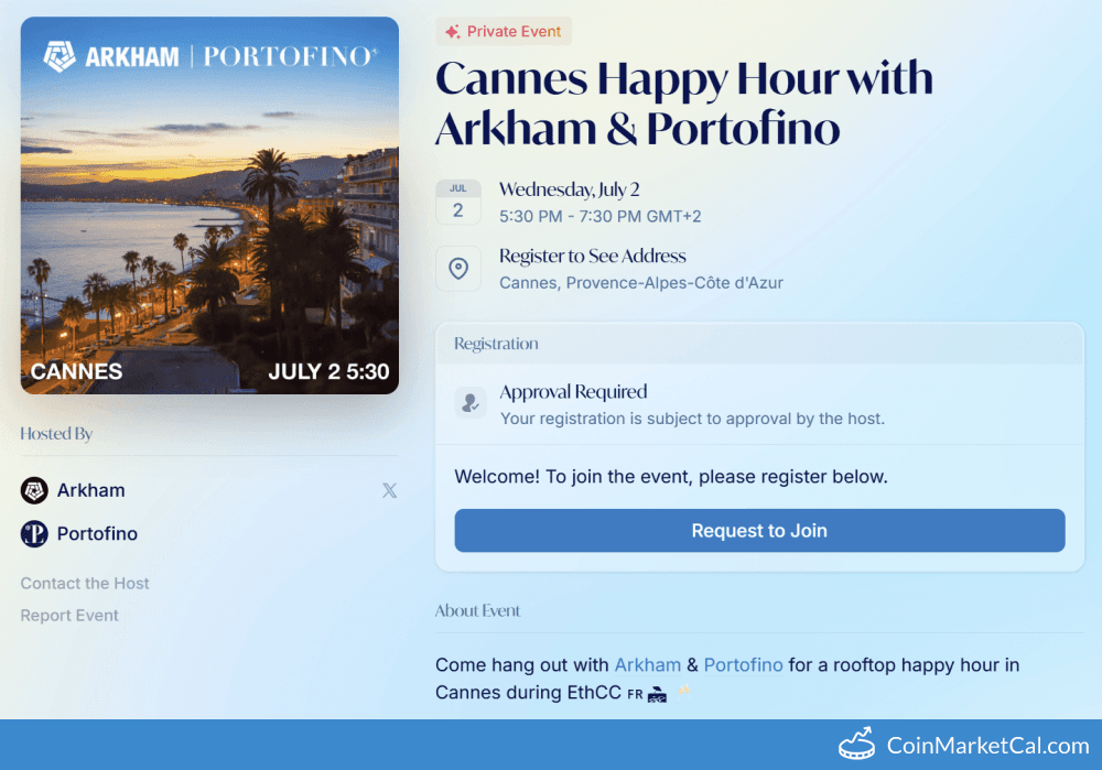 Cannes Happy Hour with Arkham & Portofino