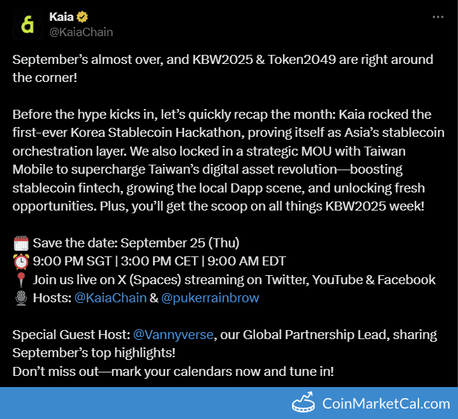 Kaia Town Hall with Vannyverse