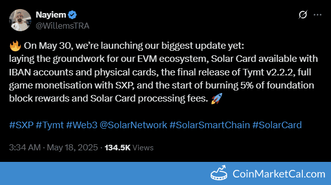 Solar Network Major Update
