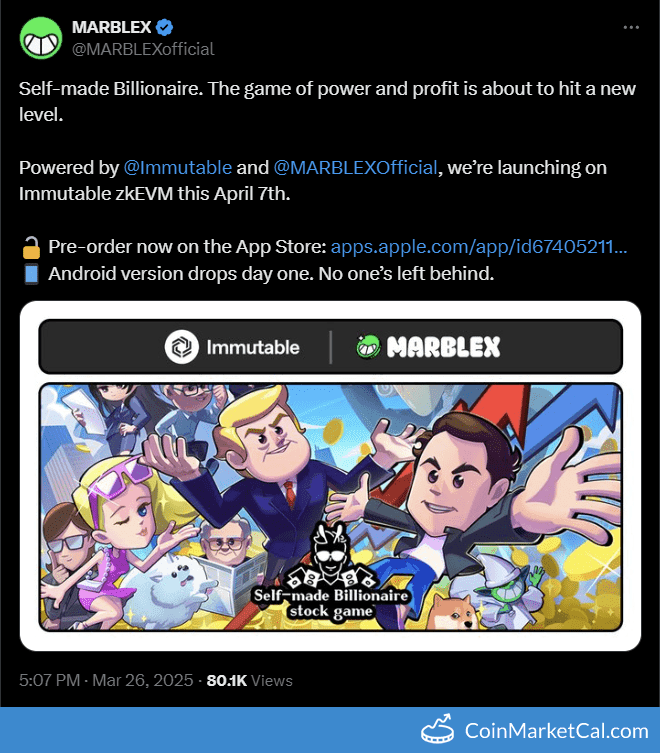 Self-made Billionaire Launch on Immutable 