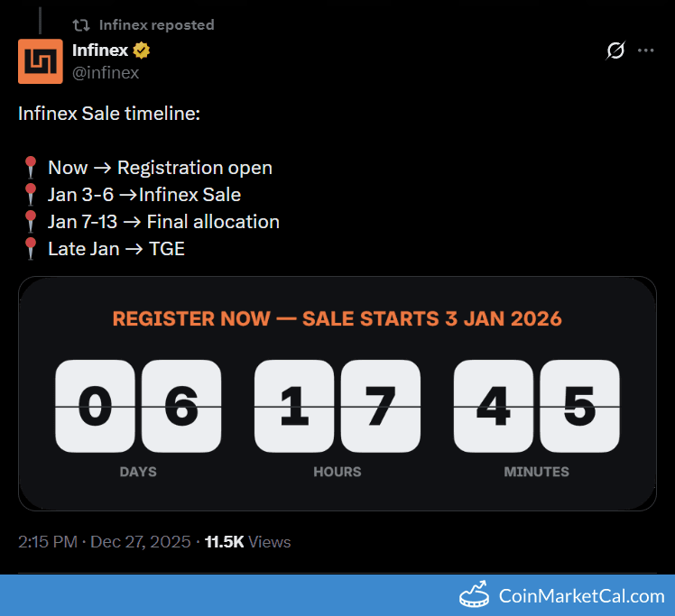 Infinex TGE Token Generation Event