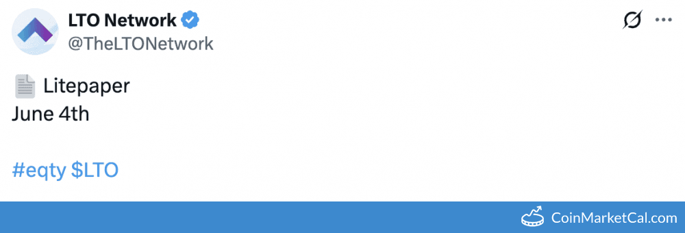 LTO Network Litepaper Release