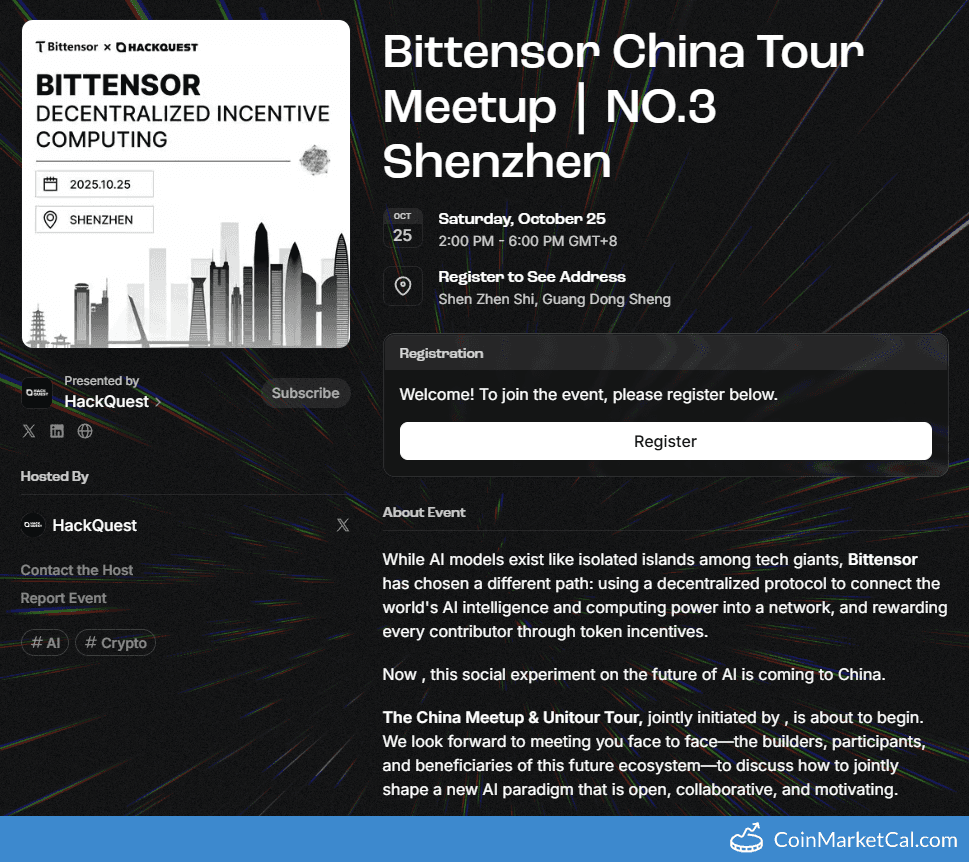 Bittensor Shenzhen Community Meetup 2025