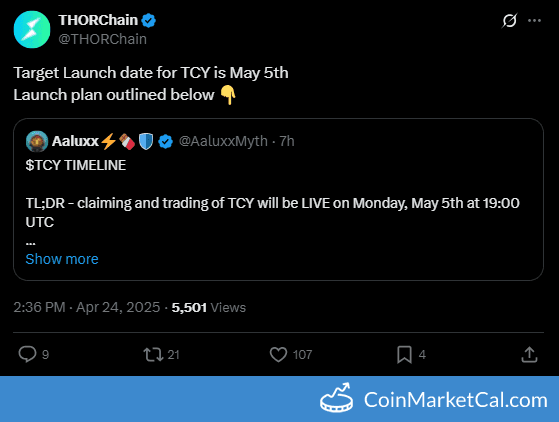 TCY Launch