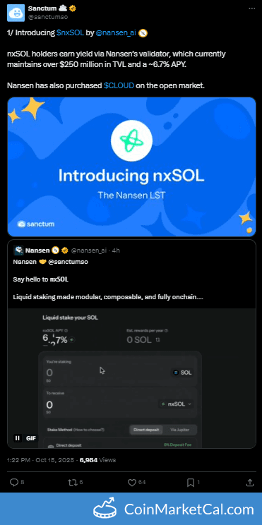 Nansen Partnership with Sanctum for Branded LST on Solana