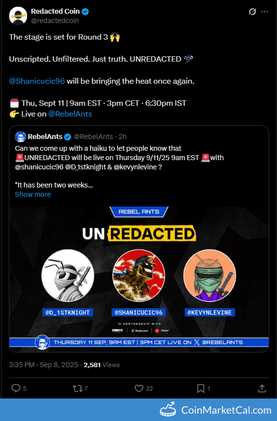 Unredacted X Spaces