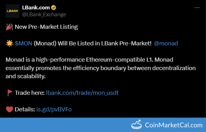 LBank Monad Pre-market Listing