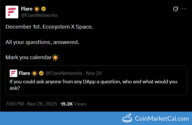 Flare Ecosystem X Spaces AMA