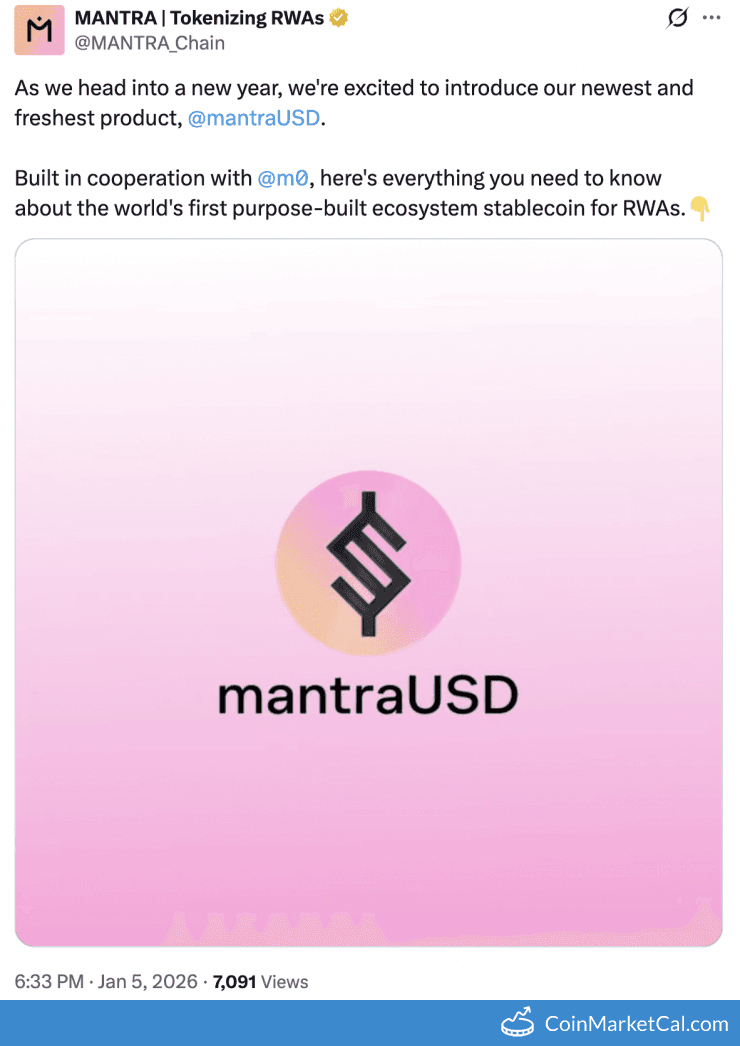 Mantra Chain MantraUSD Launch