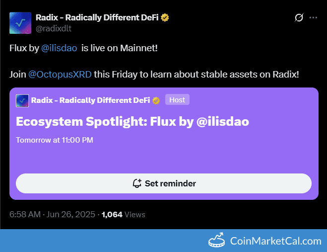 Flux Mainnet Launch & OctopusXRD Event 