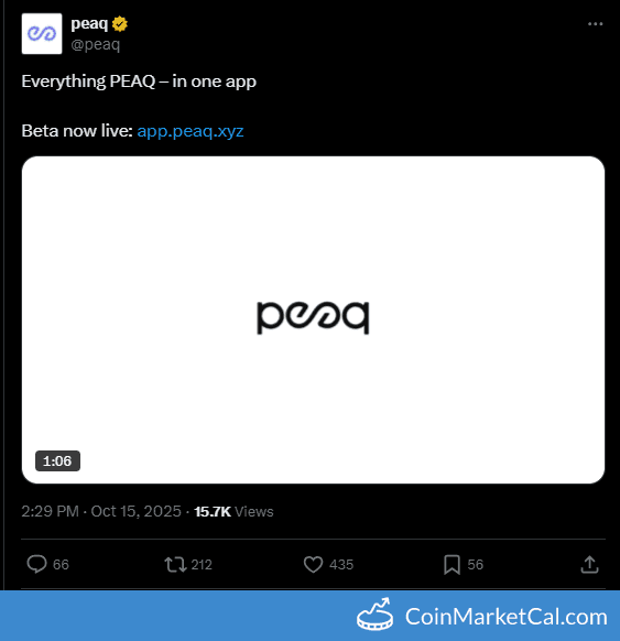 Peaq App Beta Launch