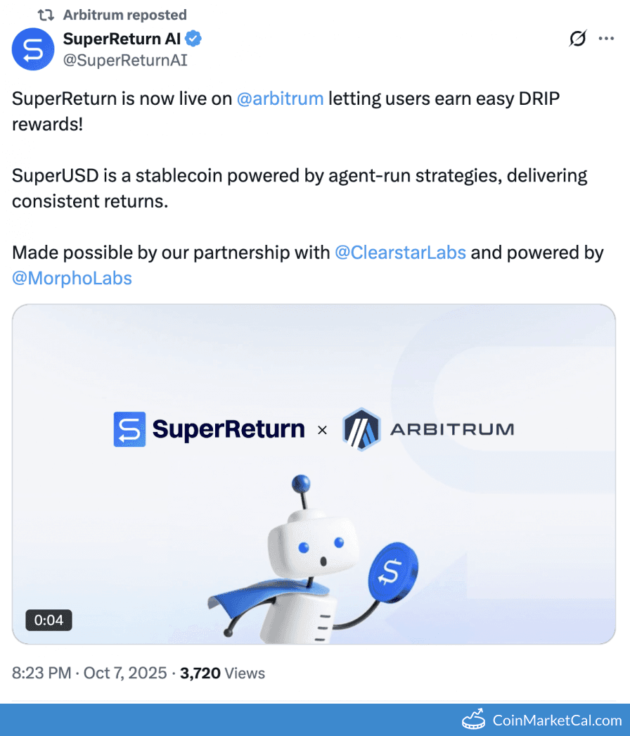 Arbitrum SuperReturn Integration Live