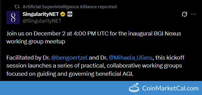 SingularityNET BGI Nexus Working Group Meetup