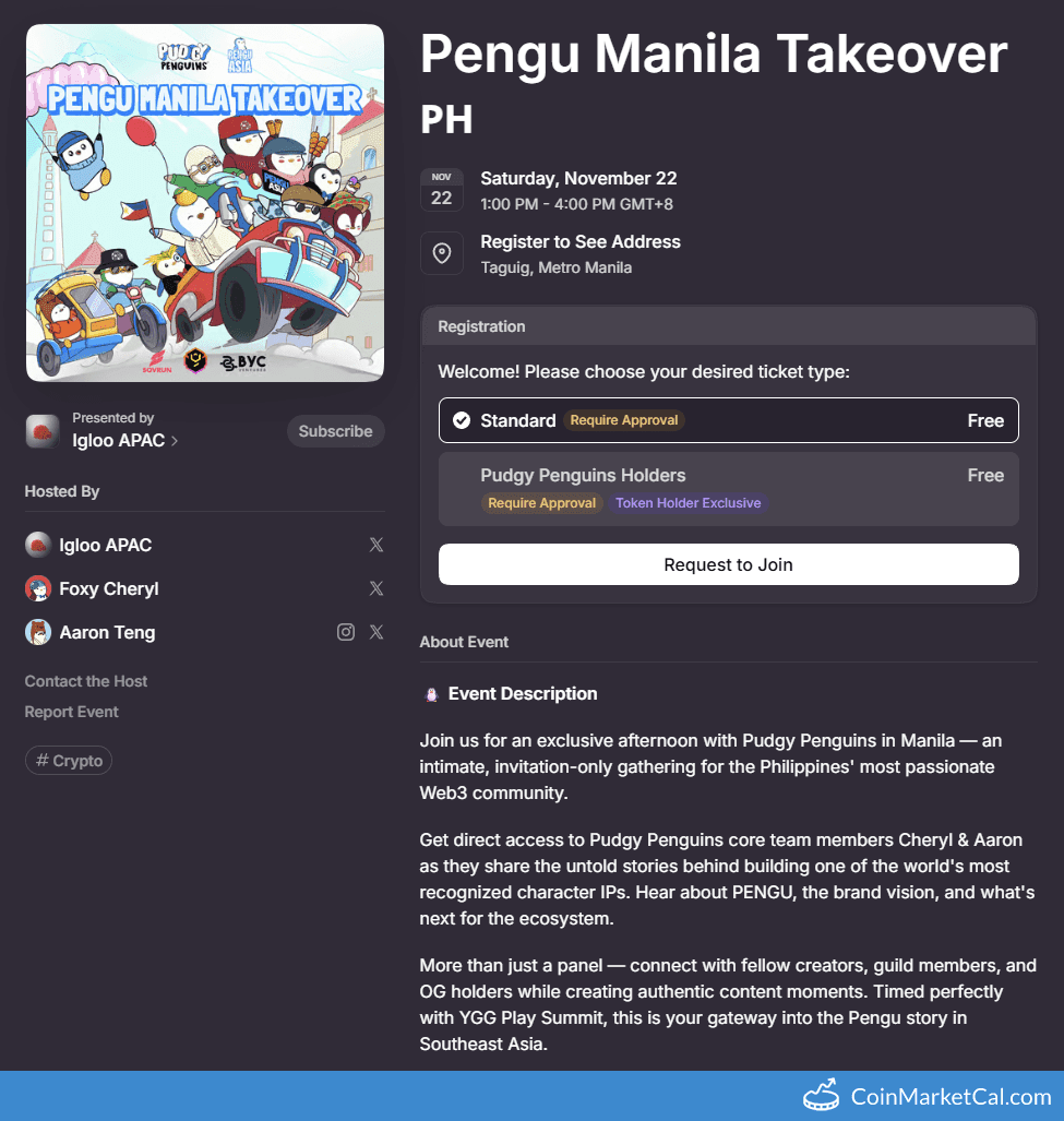 Pudgy Penguins Pengu Manila Takeover