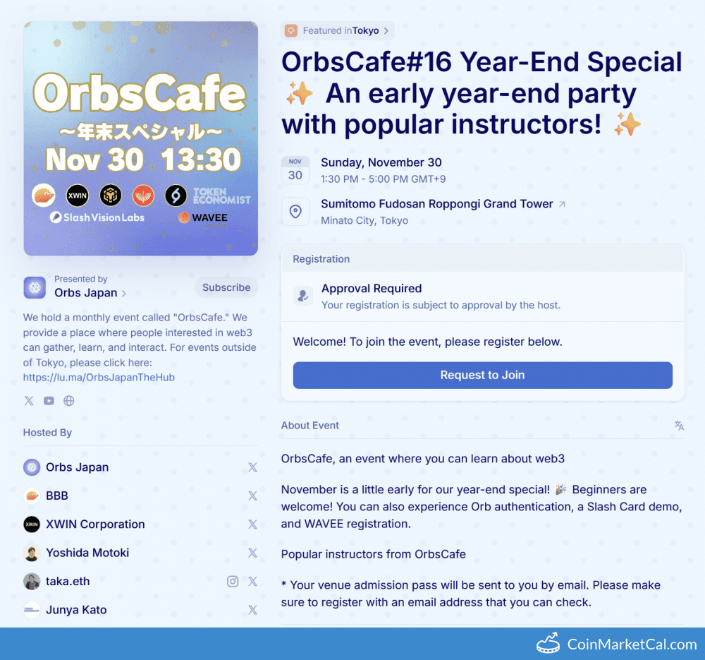 OrbsCafe#16 Conference by Orbs