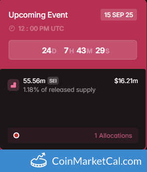 Sei (SEI) 55.56 Million Token Unlock