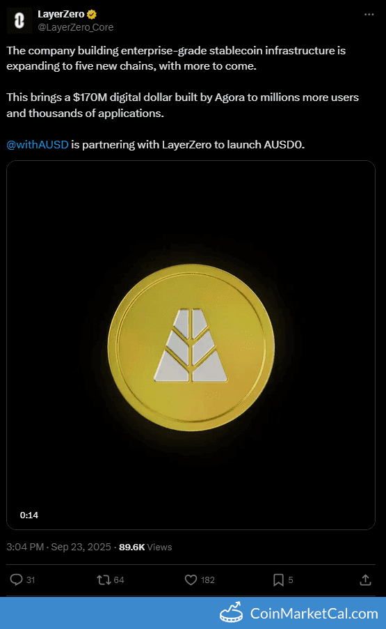LayerZero (ZRO) x AUSD Partnership Launching AUSD0