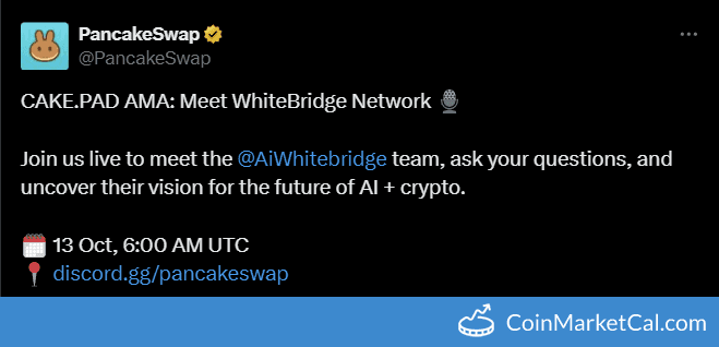 WhiteBridge Network CAKE.PAD Spotlight AMA