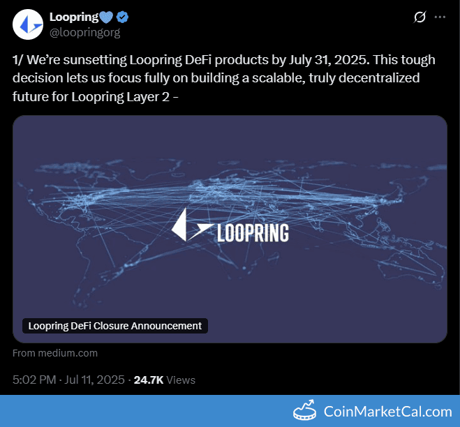 Loopring DeFi Sunset & Layer 2 Focus