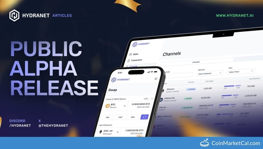 Hydranet DEX Public Alpha Testing