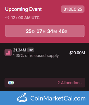 Optimism 31.34MM Token Unlock