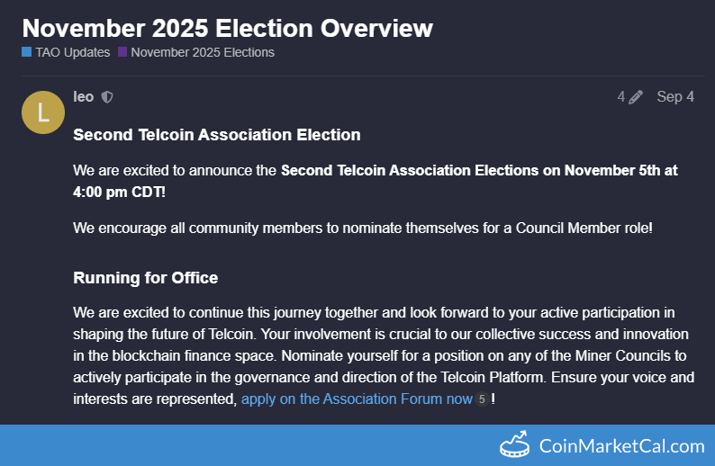 Telcoin Association Elections