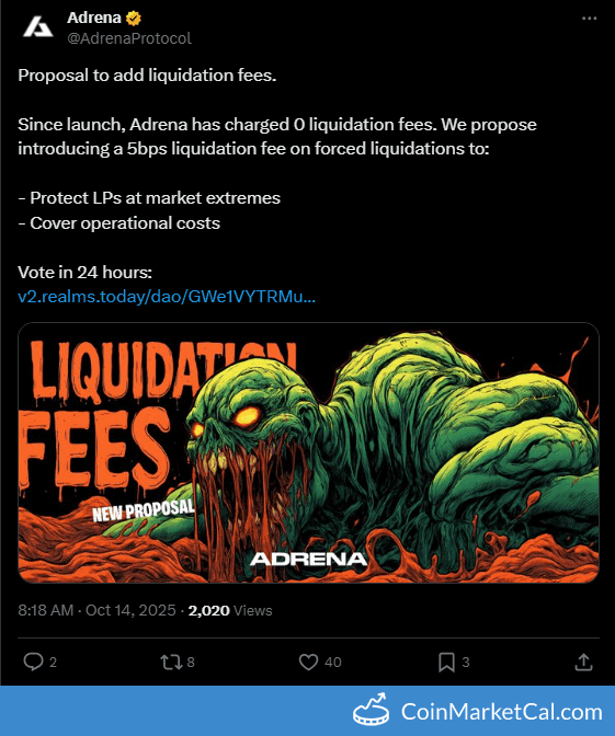 Adrena Liquidation Fee Proposal