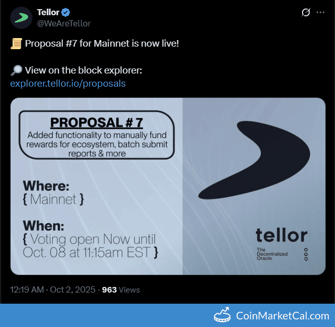Tellor Proposal #7 Vote