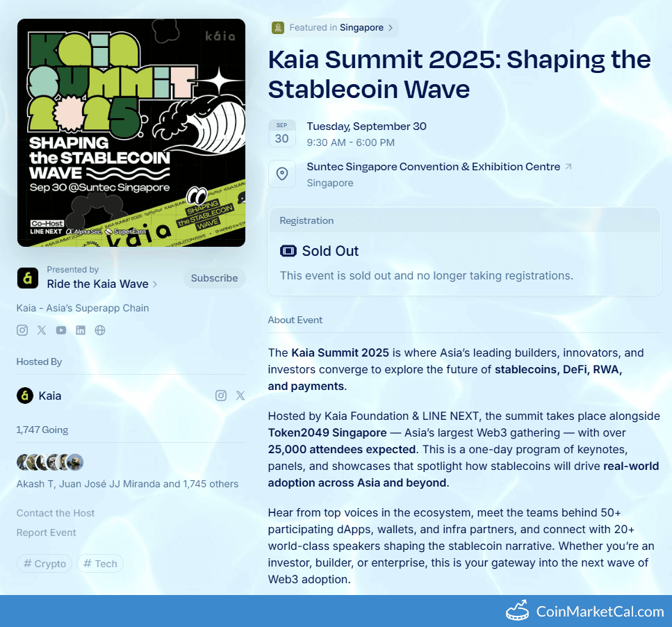 Kaia Summit 2025