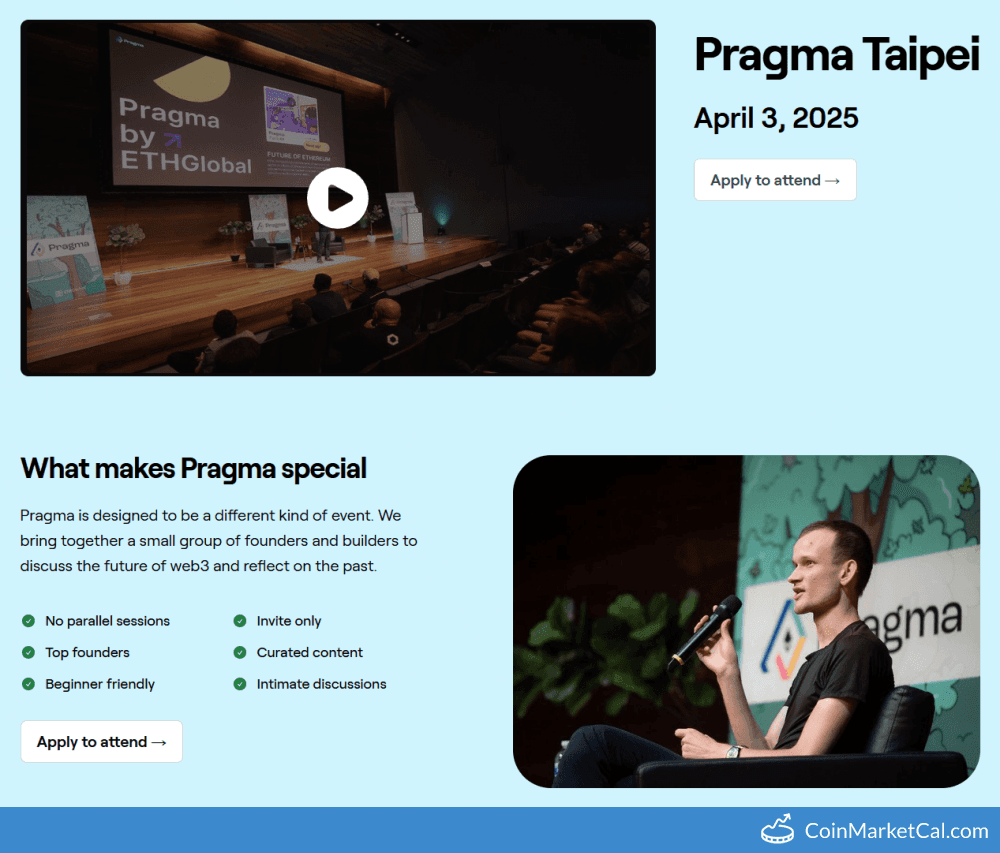 Pragma Taipei event 