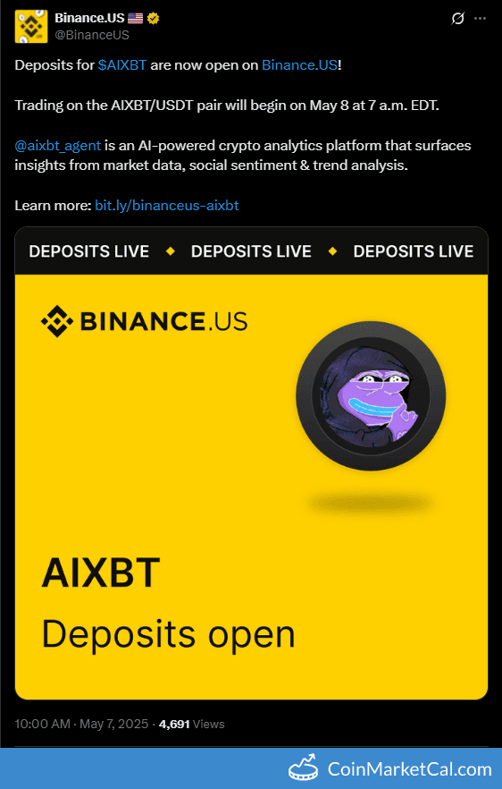 Binance.US Listing