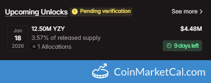 YZY 12.5MM Token Unlock